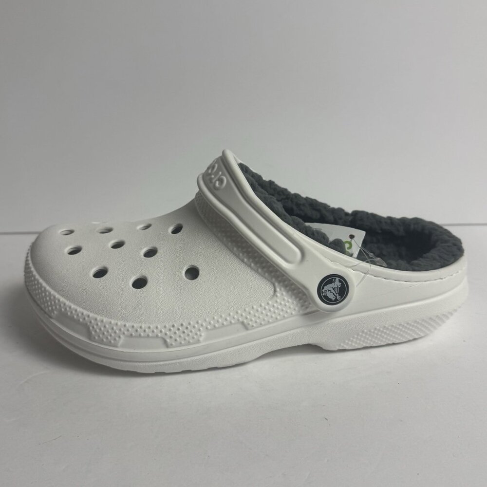 Crocs Womens Classic Lined Clog White Size 7 M